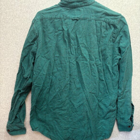 Vintage Northwest Green and Black Plaid Flannel Shirt Men’s L - Picture 2 of 6